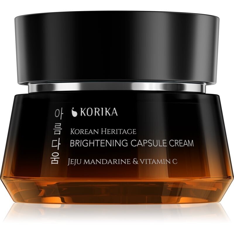 KORIKA Korean Heritage Jeju Mandarine & Vitamin C Brightening Capsule Cream brightening cream with vitamin C 50 ml