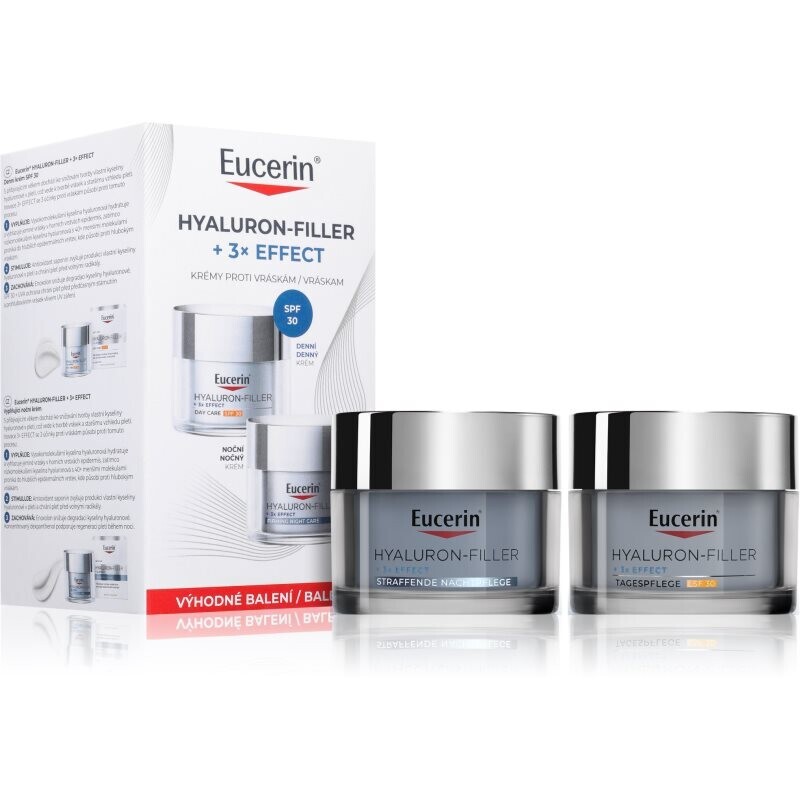 Eucerin Hyaluron-Filler + 3x Effect anti-wrinkle face cream economy pack