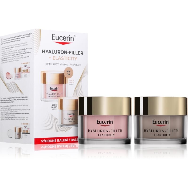 Eucerin Hyaluron-Filler + Elasticity Rosé economy pack for mature skin