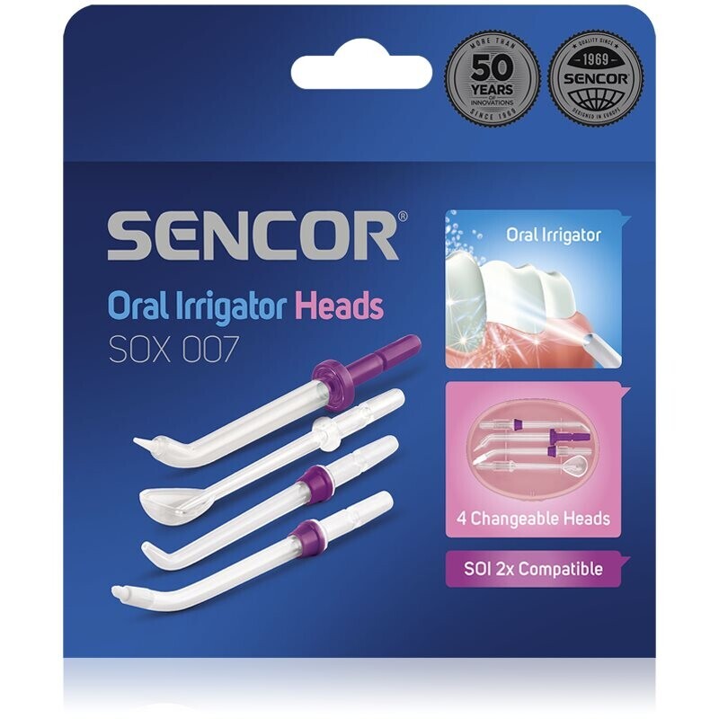 Sencor SOX 007 water flosser replacement heads For SOI 22x 4 pc