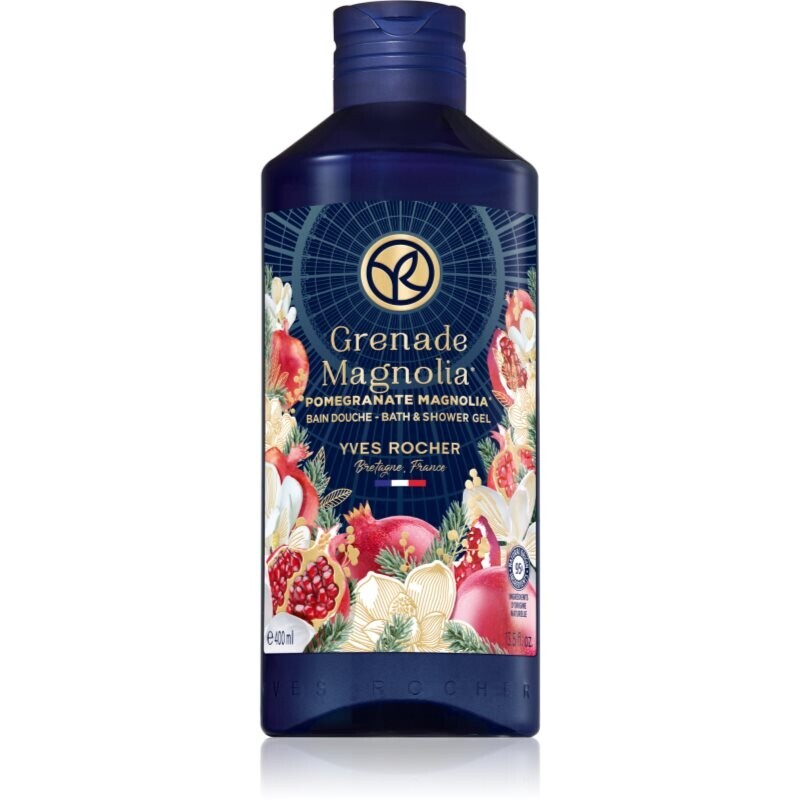 Yves Rocher NOEL 2024 shower gel Pomegranate & Magnolia 400 ml