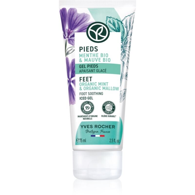 Yves Rocher Pieds cooling gel for legs Organic Mint & 75 ml