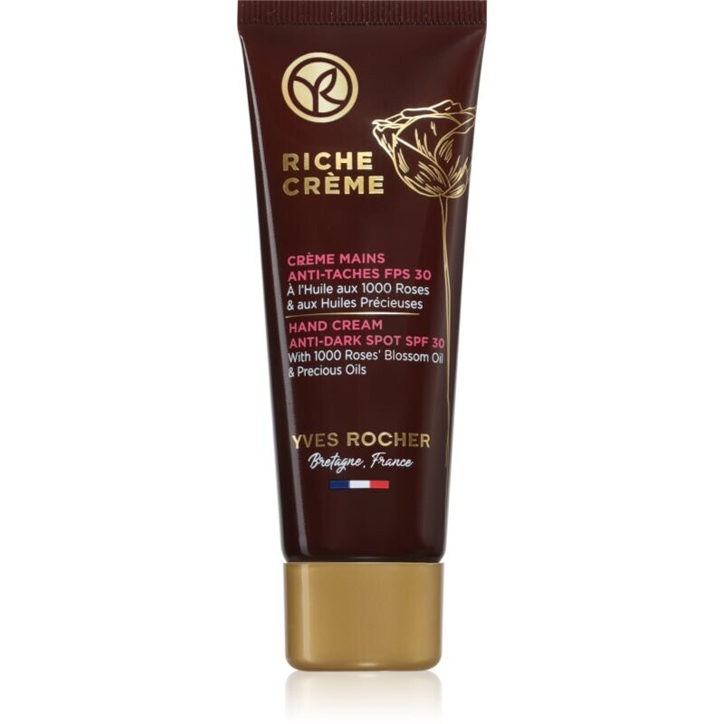 Yves Rocher Riche Créme anti-hyperpigmentation hand cream SPF 30 50 ml