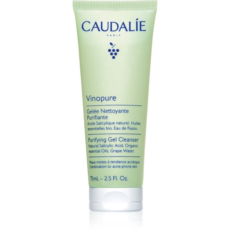 Caudalie Vinopure Purifying Gel Cleanser deep-cleansing gel for oily and problem skin 75 ml