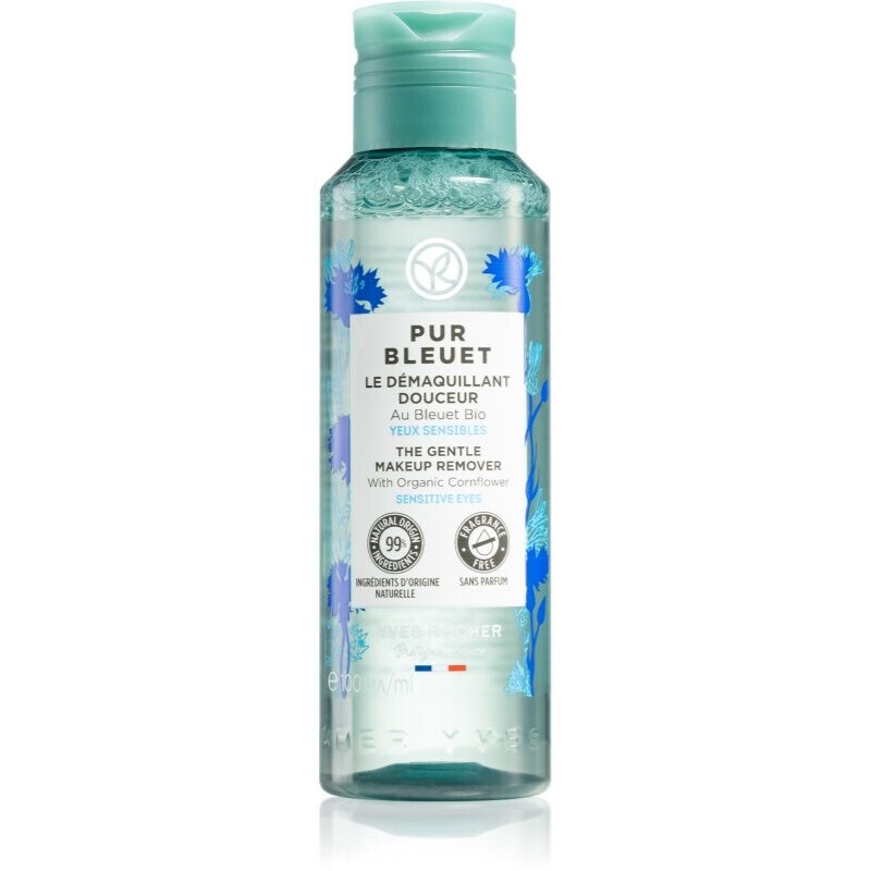 Yves Rocher Pur Bleuet makeup remover cleansing water for sensitive eyes 100 ml
