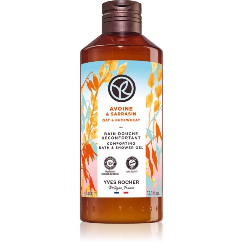 Yves Rocher Bain de Nature nourishing shower gel Oat & Buckwheat 400 ml