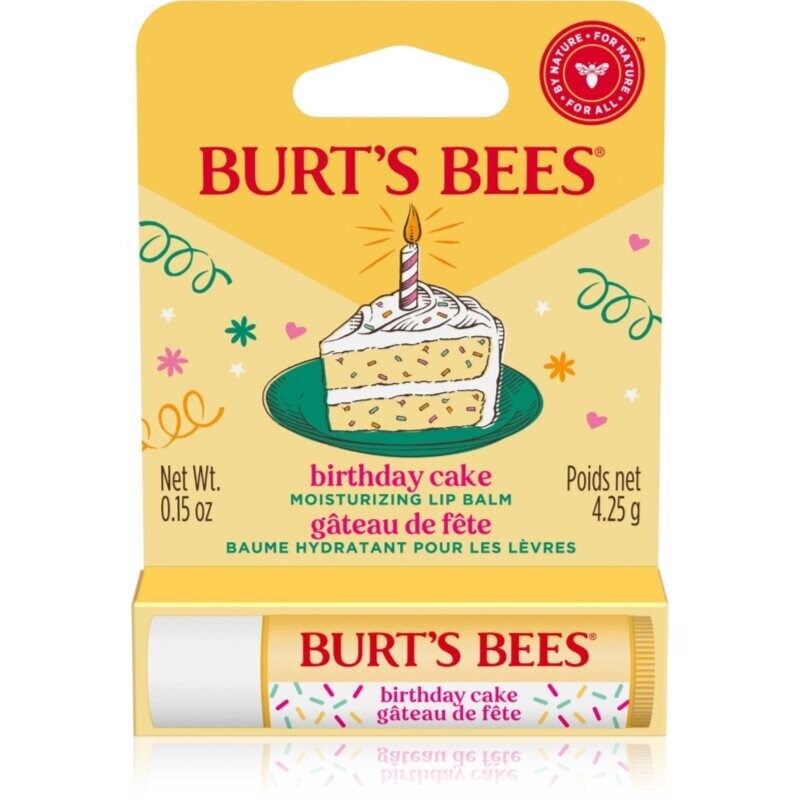 Burt’s Bees Birthday Cake lip balm with beeswax flavour Vanilla Cake 4.25 g