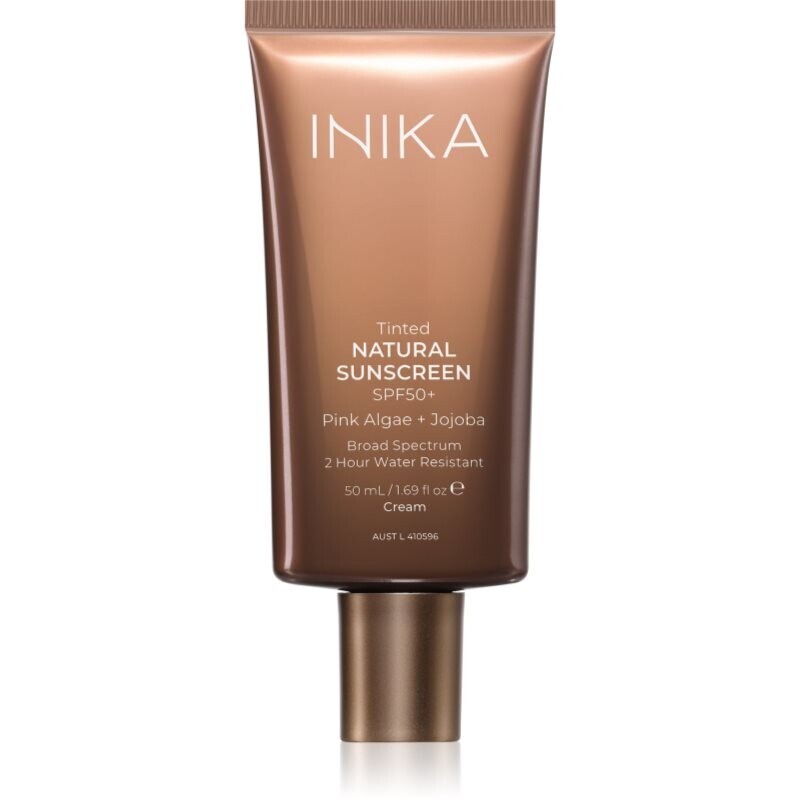 INIKA Organic Tinted Natural Sunscreen toning sunscreen SPF 50+ 50 ml