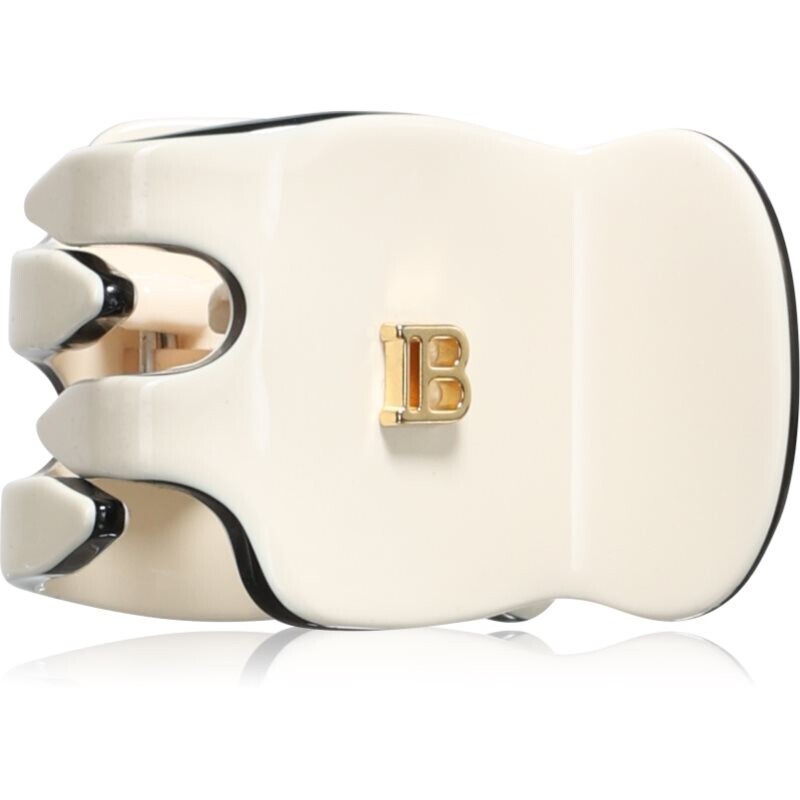 Balmain Hair Couture Small White/Black hair clip 1 pc