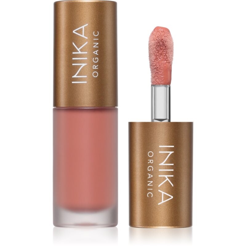 INIKA Organic Lip Oil Collagen + Squalane tinted lip oil with collagen shade Blossom 5 ml