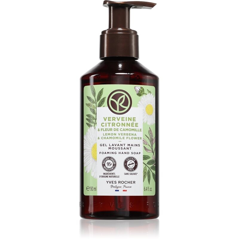 Yves Rocher Lemon Verbena & Chamomile Flower liquid hand soap fragrance Lemon Verbena & Chamomile Flower 190 ml