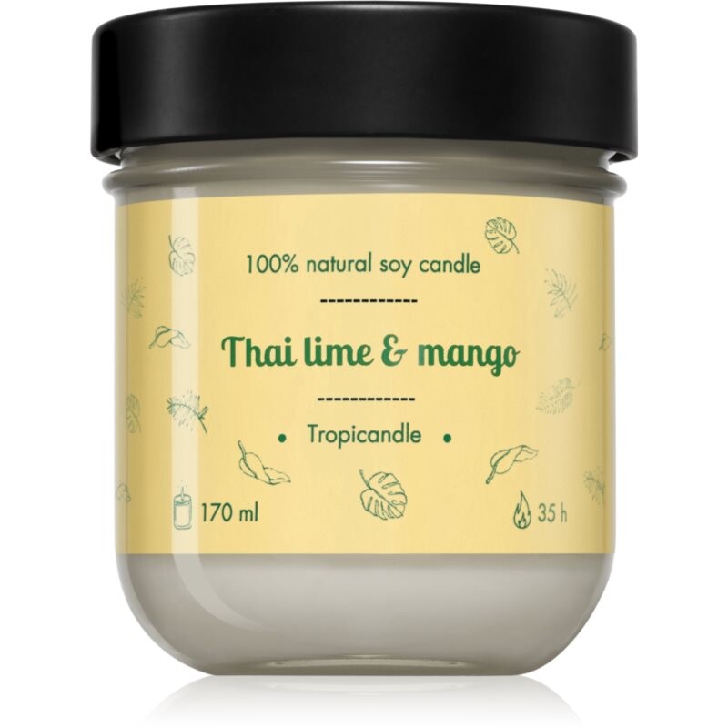 Tropicandle Thai Lime & Mango scented candle 170 ml