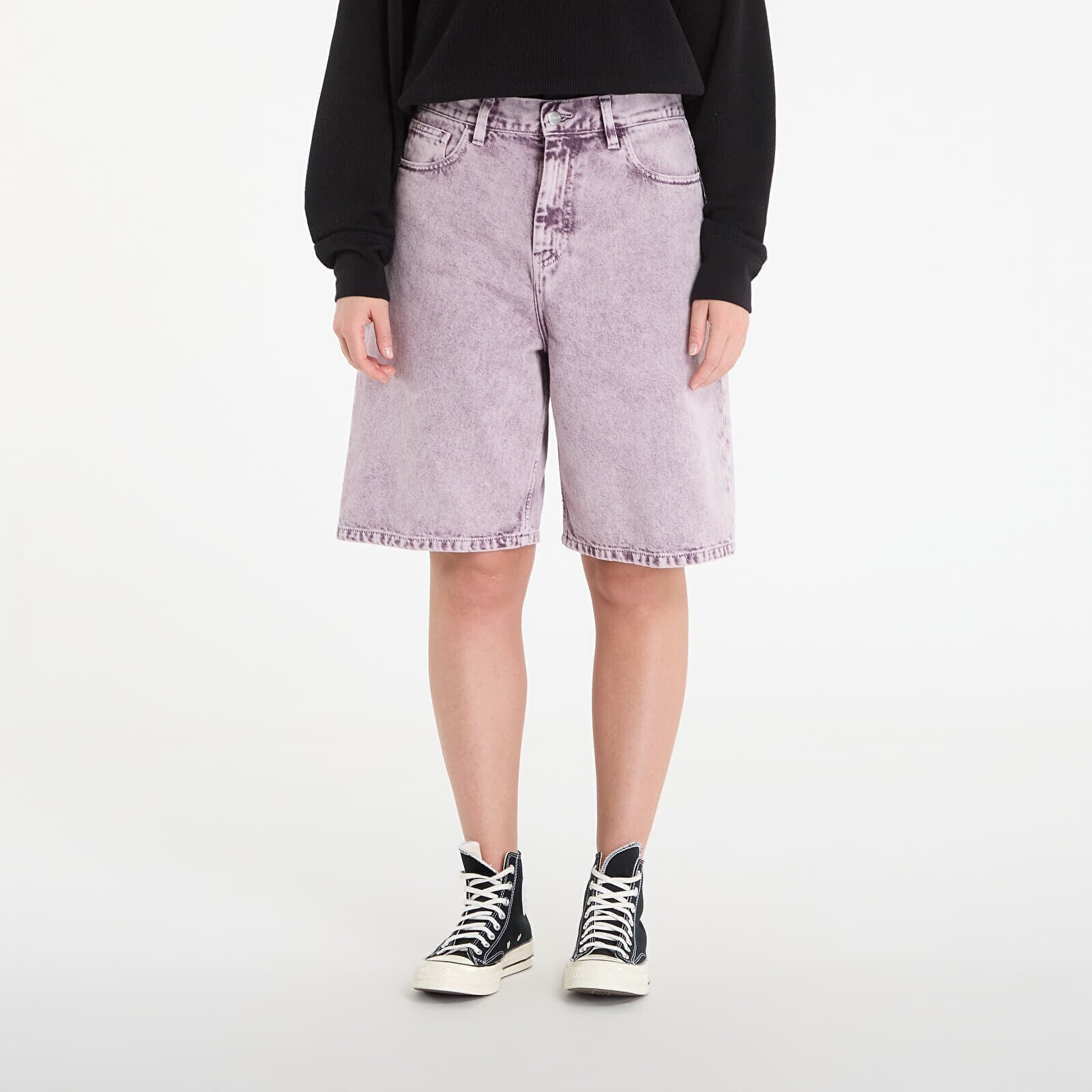 Shorts Carhartt WIP W' Brandon Short Cozy Purple Chalk Wash S