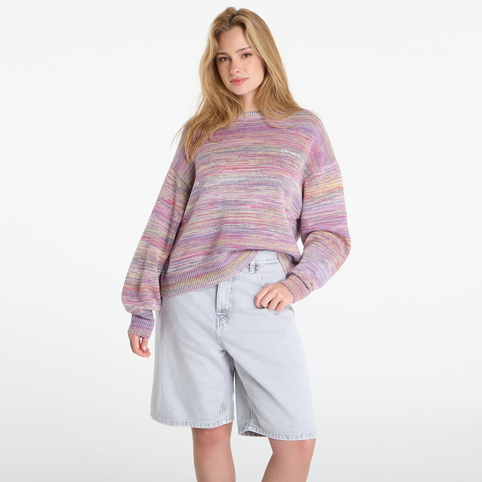 Sweater Carhartt WIP W' Keenan Sweater Gradient, Gentle Purple M