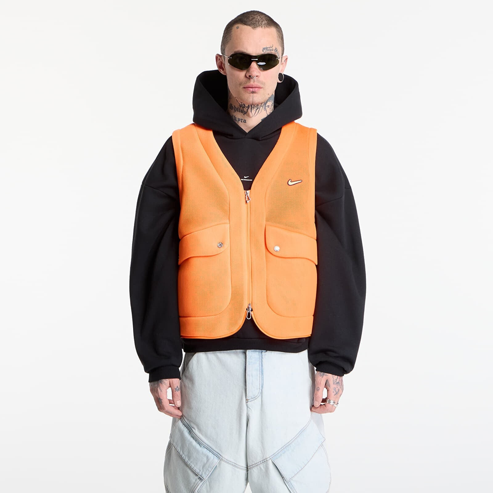 Nike Project F.R.O.G. Men's Bubble Pod Vest Total Orange/ Tangerine Tint L