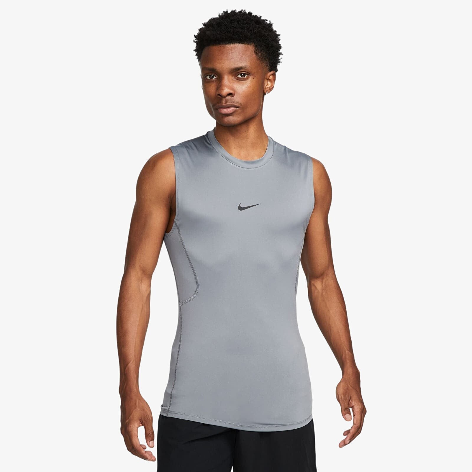 Tank top Nike Pro Men's Dri-FIT Tight Sleeveless Fitness Top Smoke Grey/ Black XL