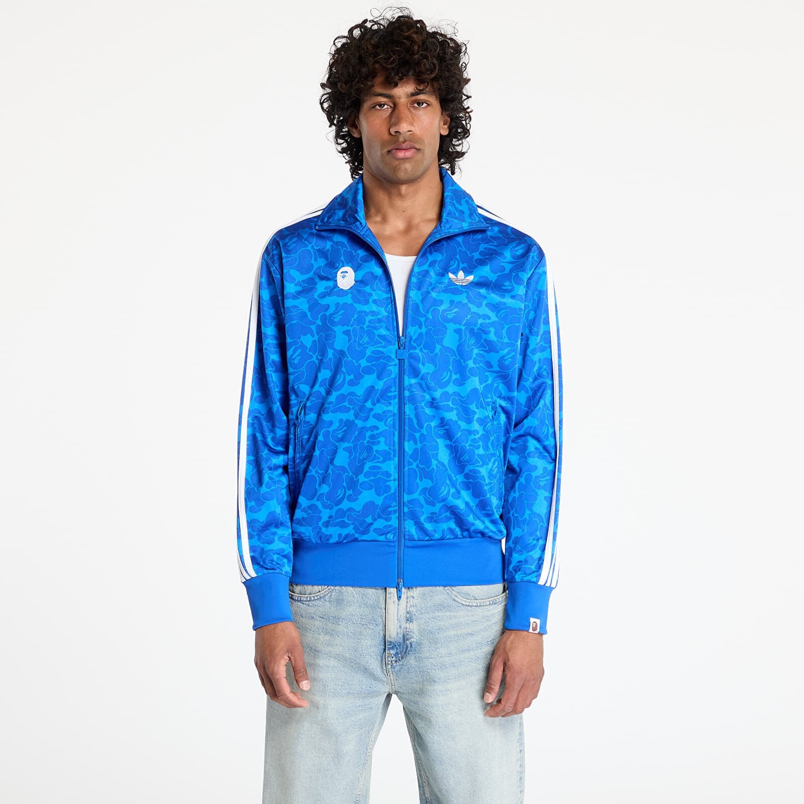 Sweatshirt adidas x BAPE Track Top Blue L