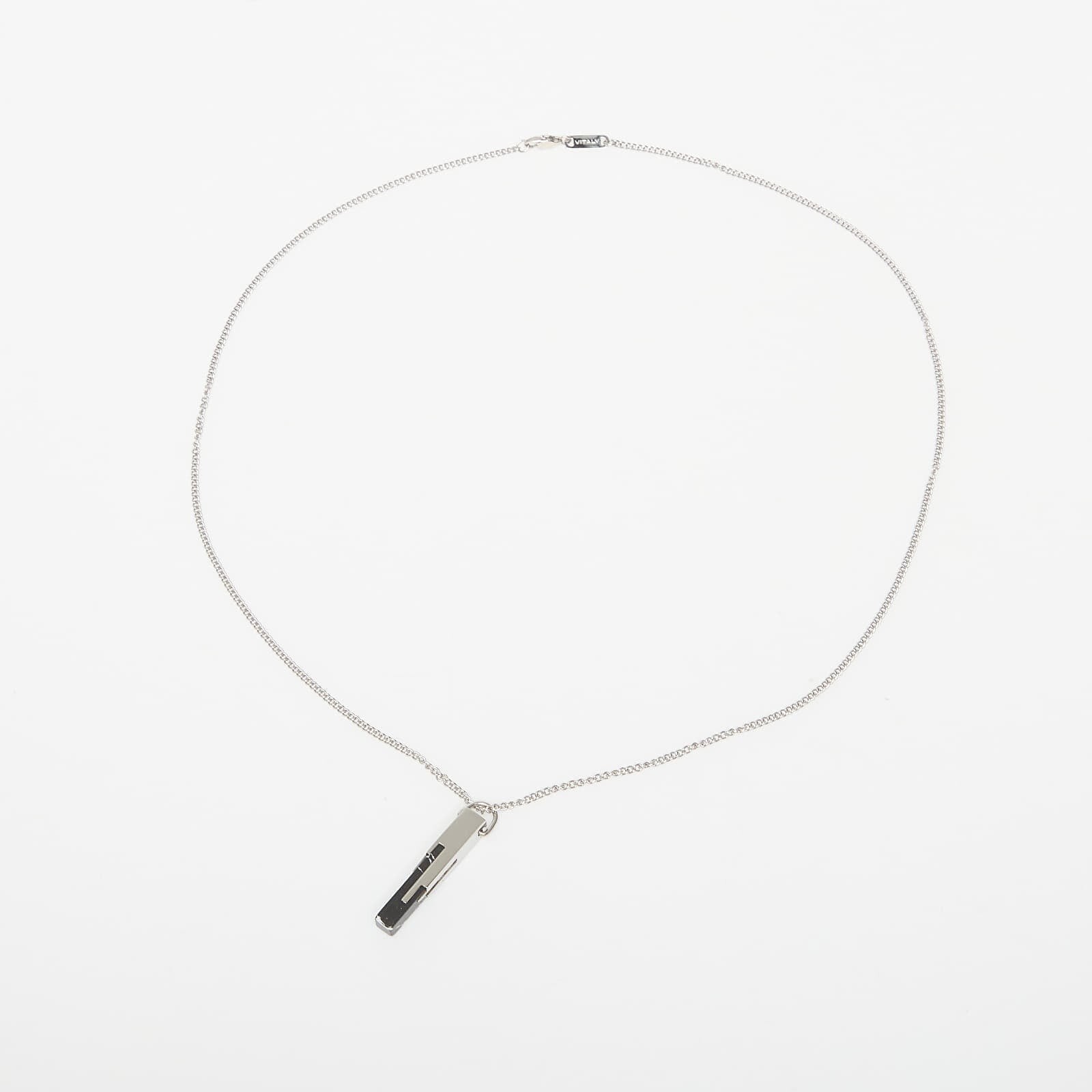 Vitaly Glitch x Black Marble / Stainless Steel Silver 65 cm