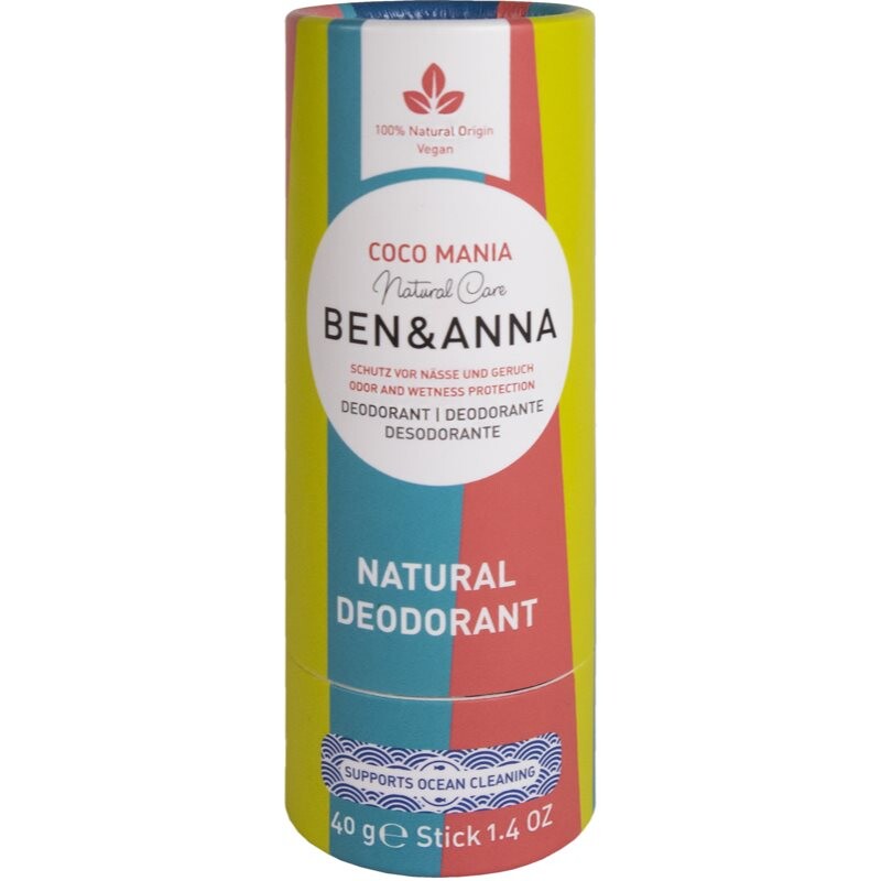 BEN&ANNA Natural Deodorant Coco Mania deodorant stick 40 g