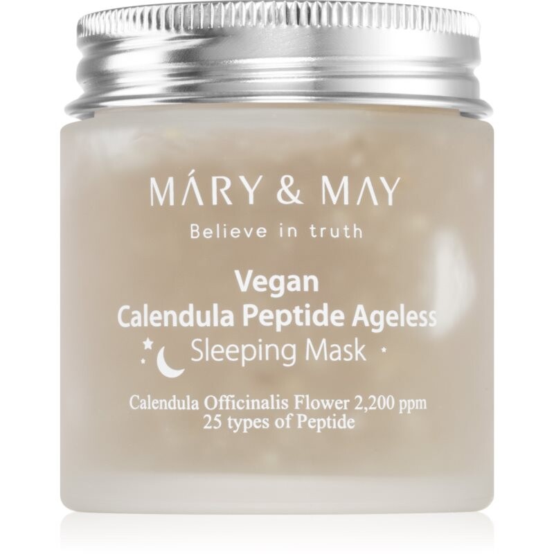 Mary&May Calendula Peptide Ageless Sleeping Mask soothing night mask with anti-ageing effect 110 g