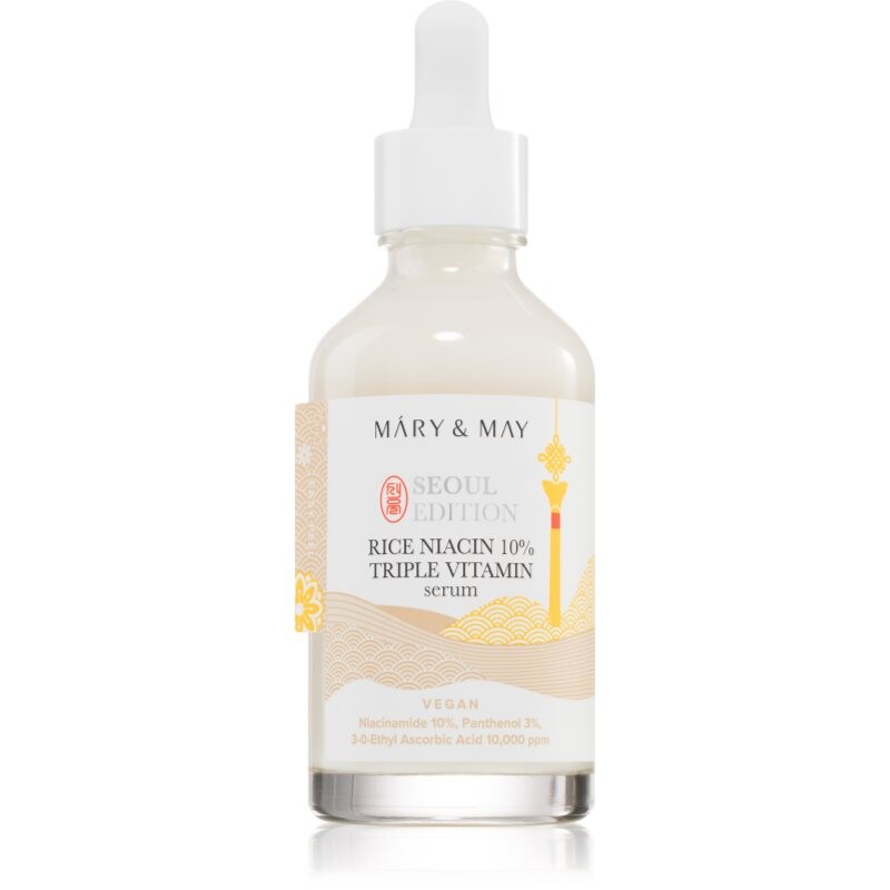 Mary&May Rice Niacin 10% Triple Vitamin Serum brightening serum with nourishing effect 80 ml