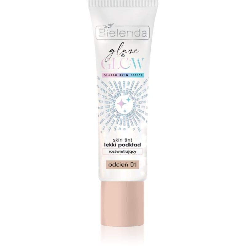 Bielenda GLAZE & GLOW light illuminating foundation shade 01 30 g