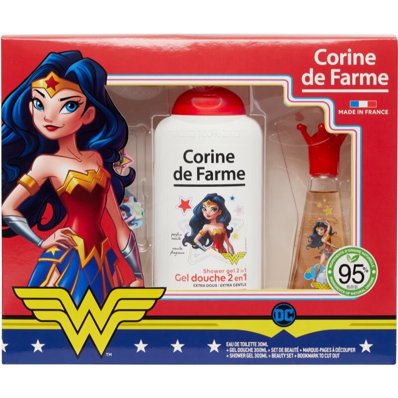 Corine de farme Gift Set Wonder Woman gift set for children