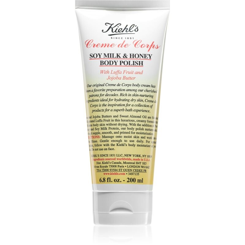 Kiehl's Creme de Corps Soy Milk and Honey Body Polish body scrub 200 ml