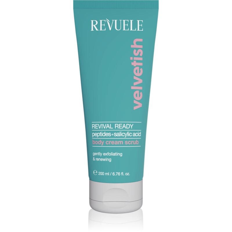 Revuele Velvetish Revival Ready Body Cream Scrub gentle body scrub with revitalising effect 200 ml