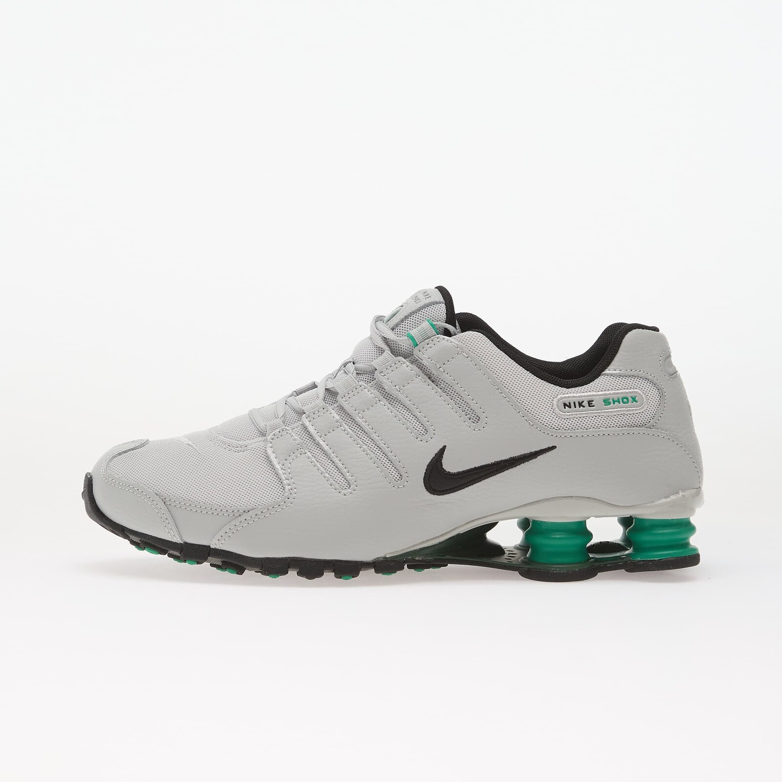Sneakers Nike Shox Nz Grey Fog/ Black-Stadium Green-Fir UK 7