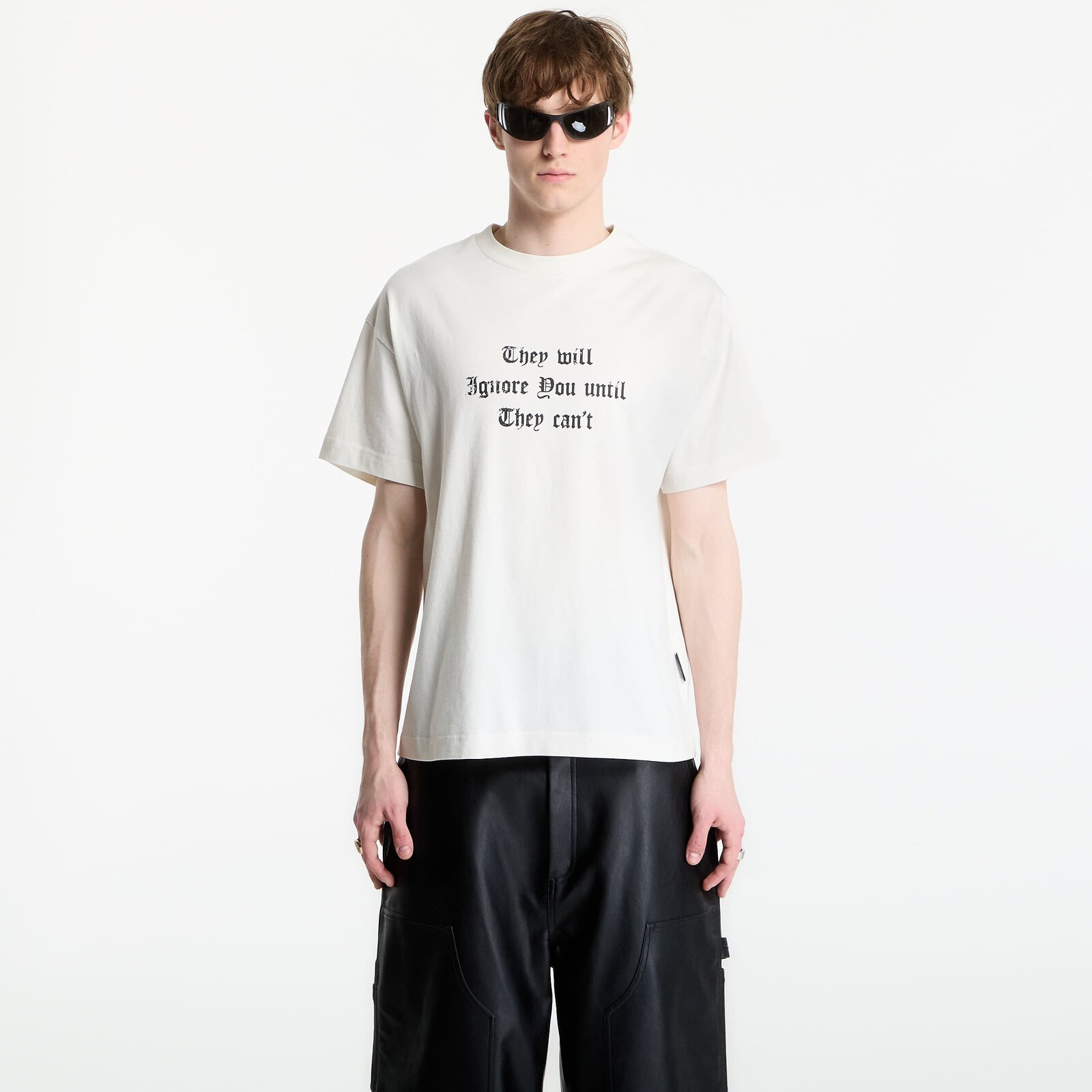 T-shirt Palm Angels Statement Regular T-Shirt UNISEX Off White/ Black M