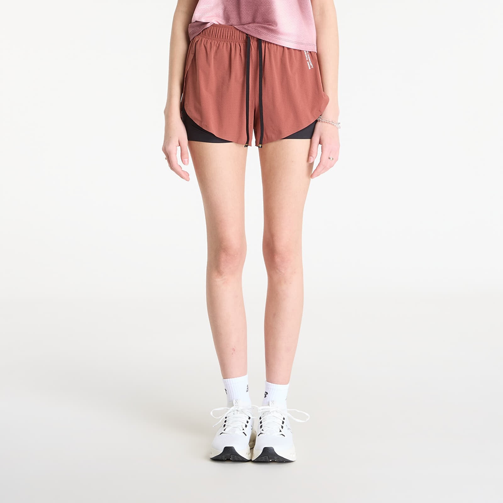 BANDIT Women's Vento™ 2in1 Run Short Mahogany/ Black M