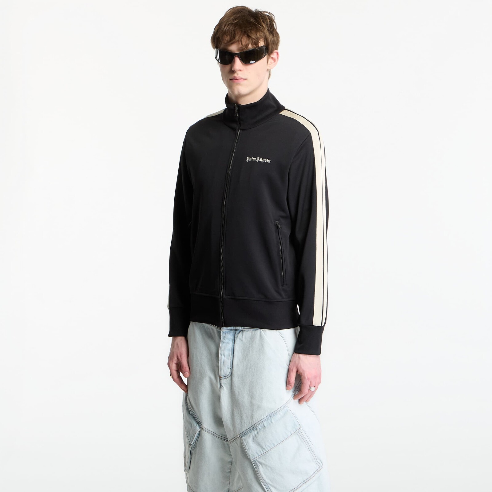 Jacket Palm Angels Classic Logo Track Jacket UNISEX Black/ Off White XL