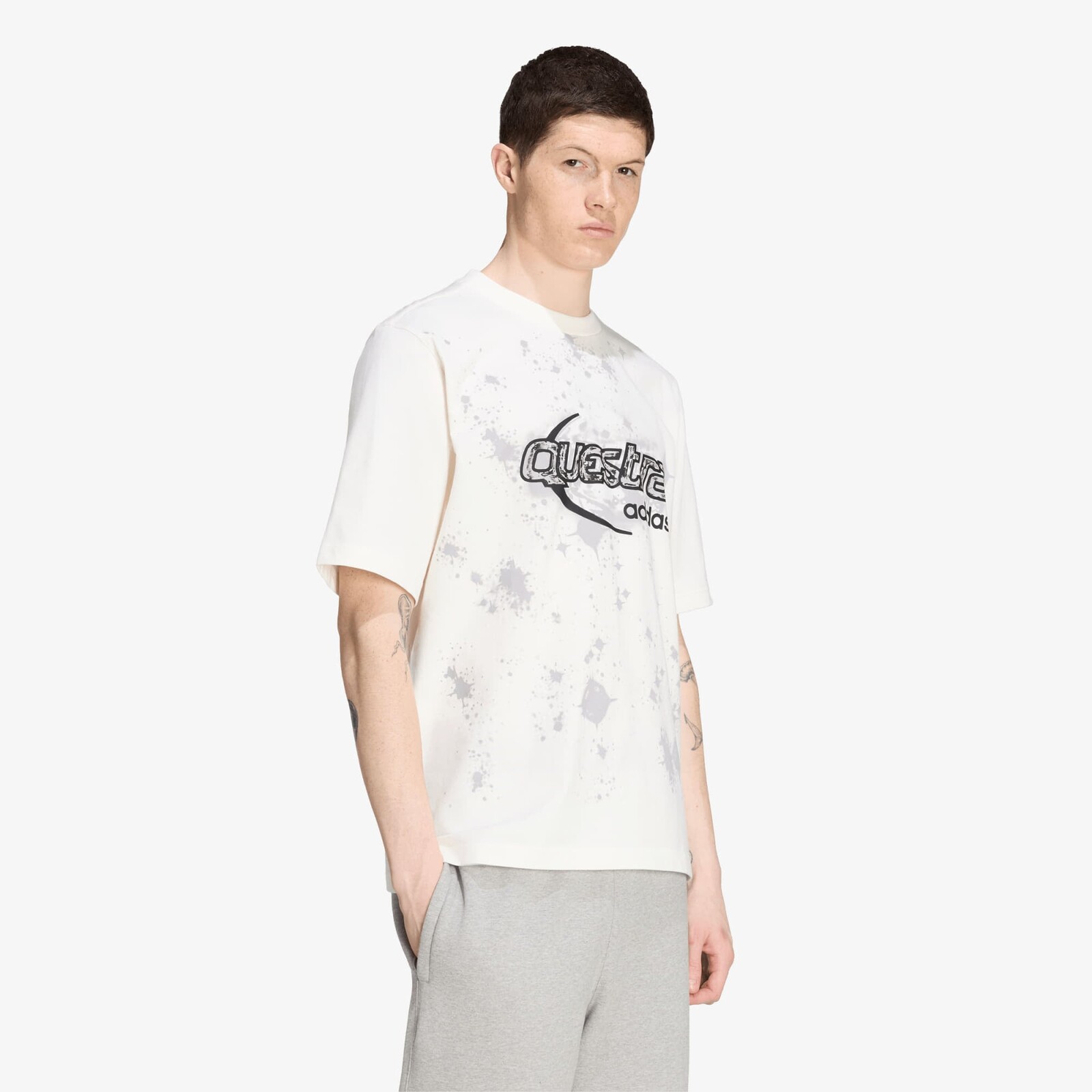T-shirt adidas Adilenium Season 5 Questra Graphic T-Shirt Off White L