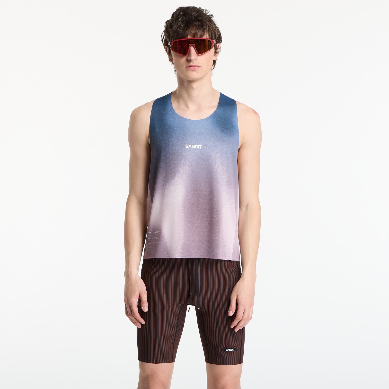 Tank top BANDIT Men's Specter™ Shorty Race Singlet Flow State Aegean Multi L