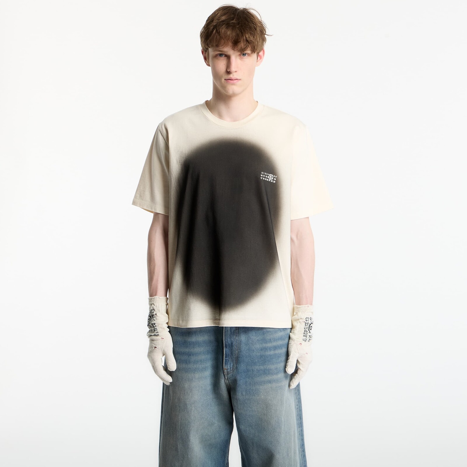 T-shirt MM6 T-Shirt Cream XL