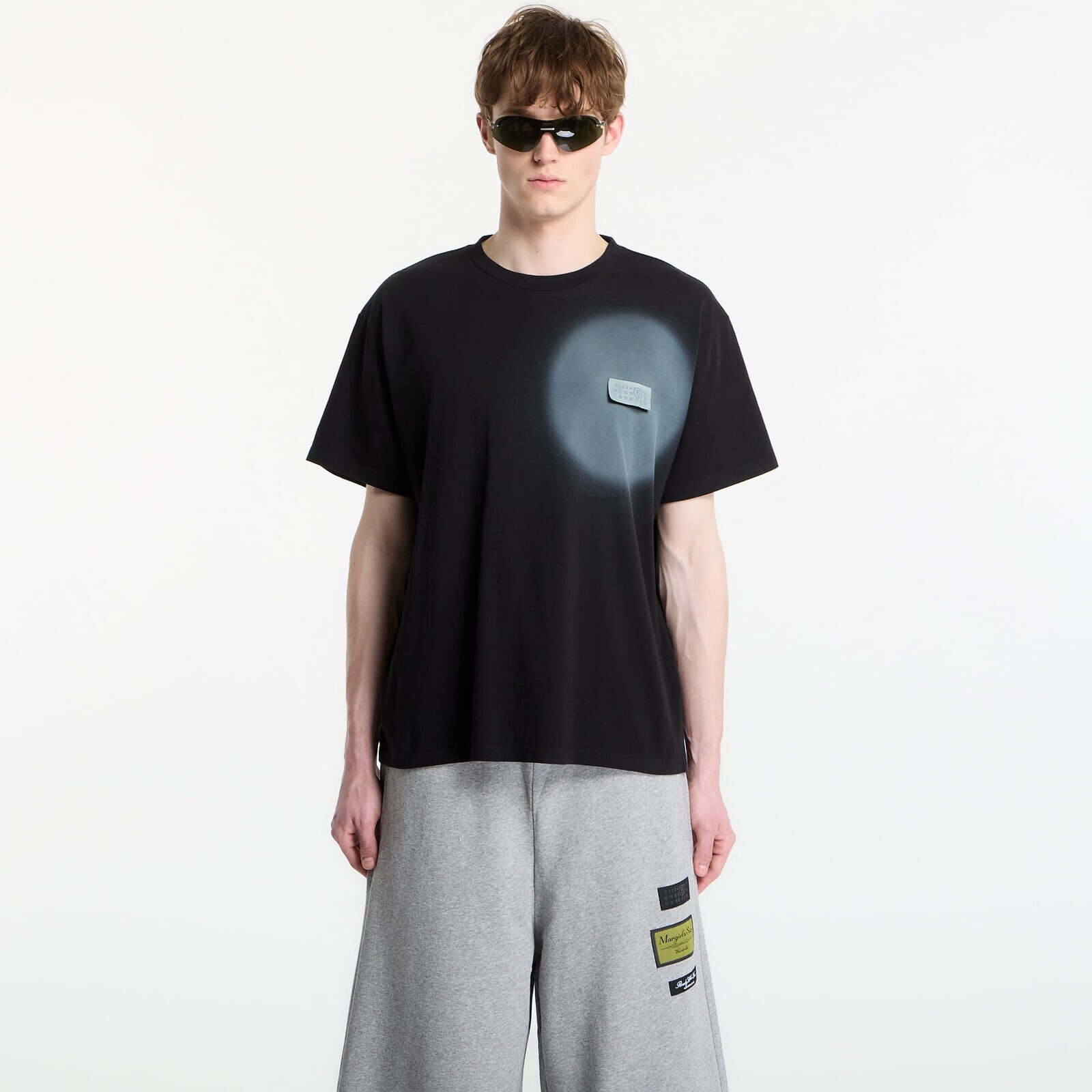 T-shirt MM6 Spray Print T-Shirt Black S