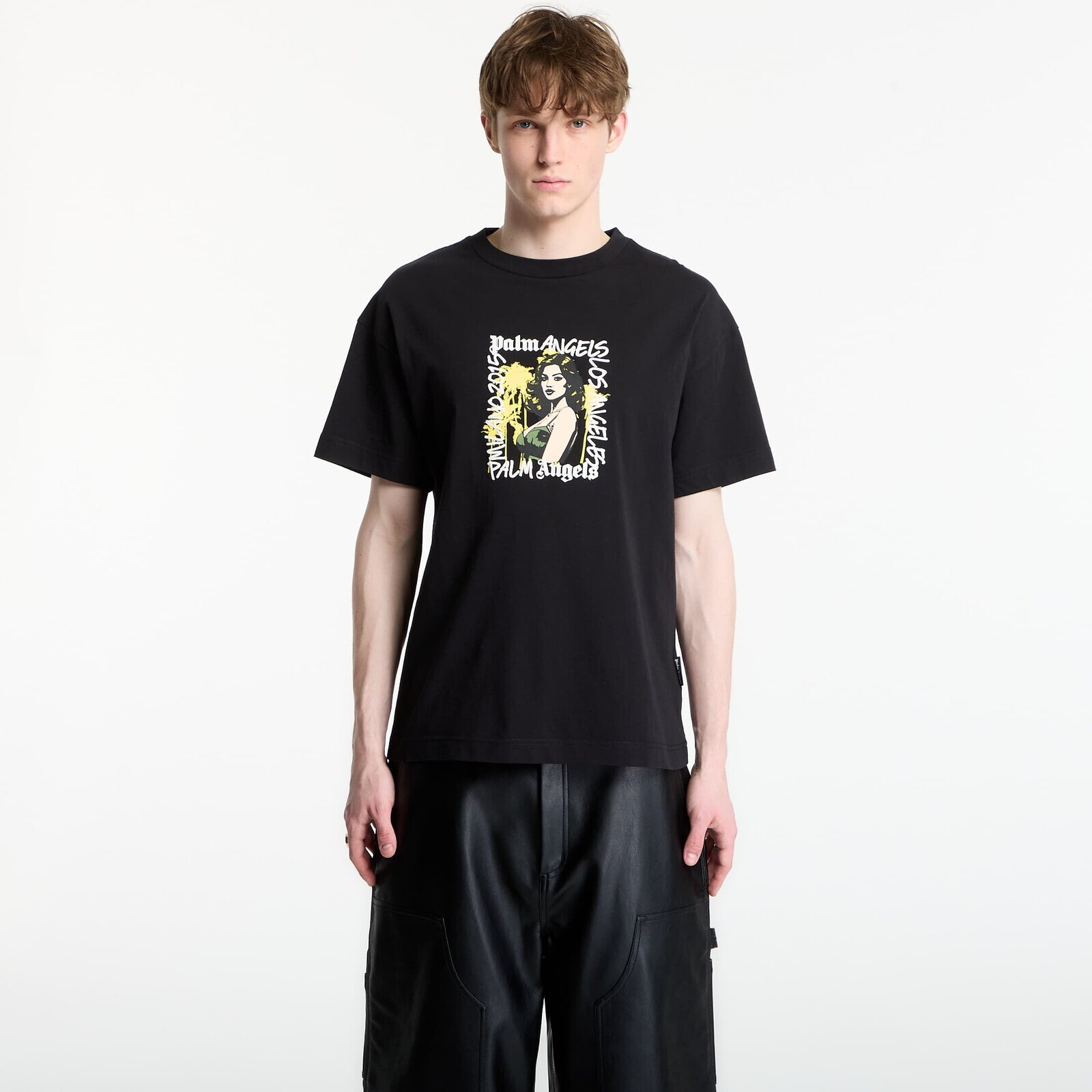 T-shirt Palm Angels Pinup Regular T-Shirt UNISEX Black/ Blue M