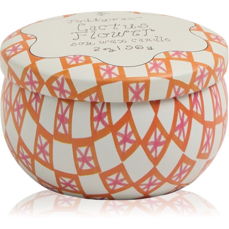 Paddywax Tulip Cactus Flower scented candle with cap 56 g