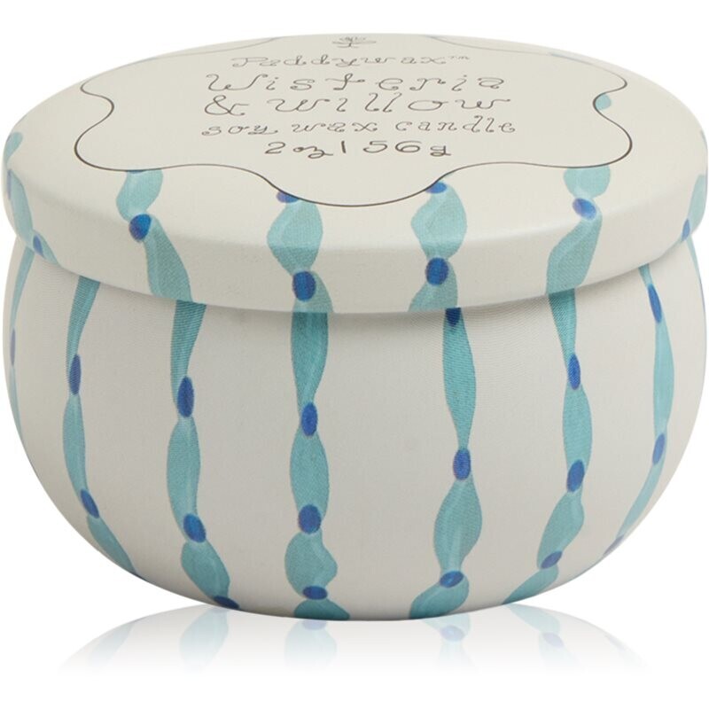 Paddywax Tulip Wisteria & Willow scented candle with cap 56 g