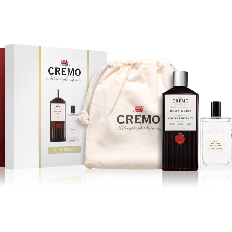 Cremo Italian Bergamot gift set for men