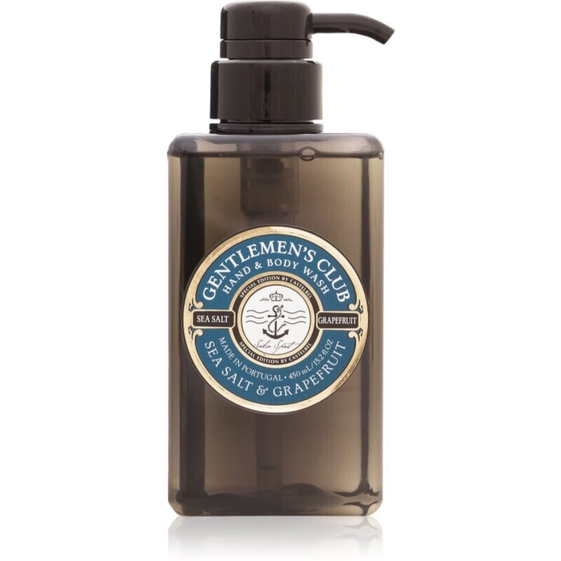 Castelbel Gentlemen's Club Sea Salt & Grapefruit liquid soap for hands and body 450 ml