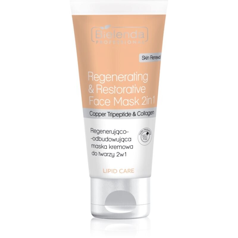 Bielenda Professional Lipid Care Regenerating & Restorative Face Mask 2in1 regenerating mask with collagen 150 ml