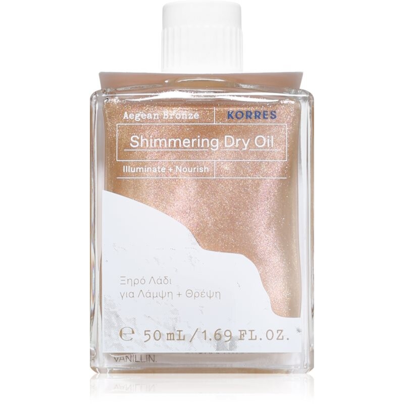 Korres Aegean Bronze multipurpose dry oil with shimmer for face, body and hair 50 ml