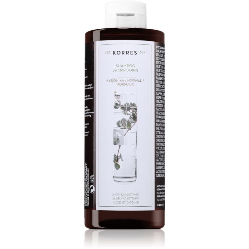 Korres Aloe & Dittany gentle shampoo for everyday use 400 ml