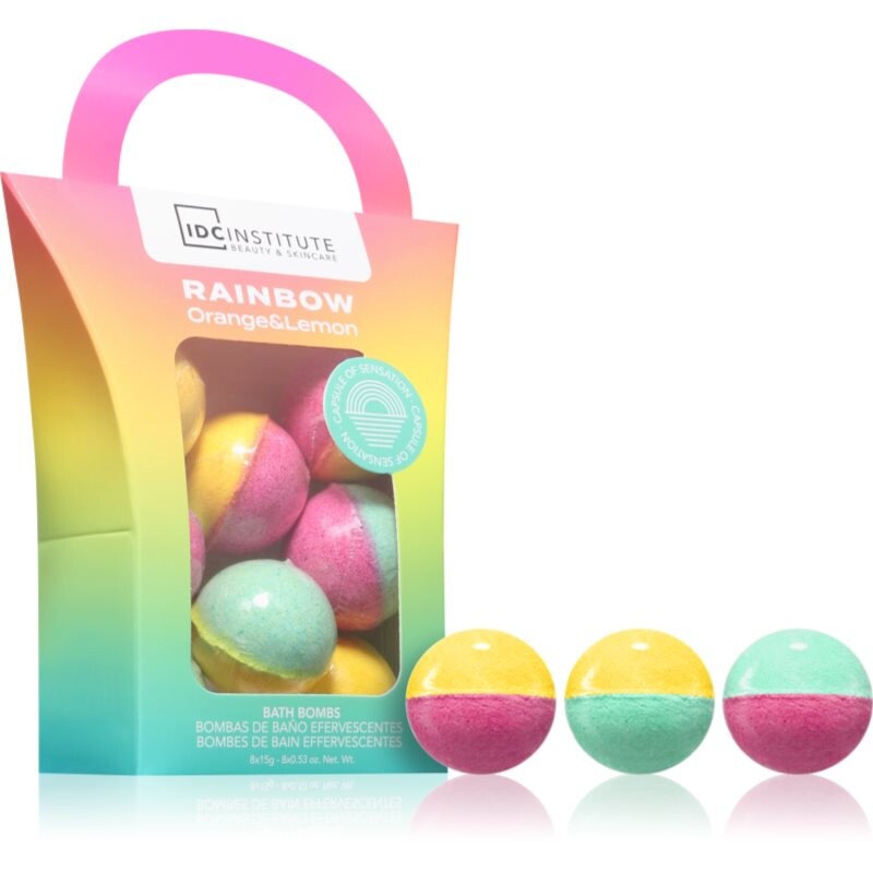 IDC Institute Cocktail Bar bath bomb shade Rainbow 8x15 g