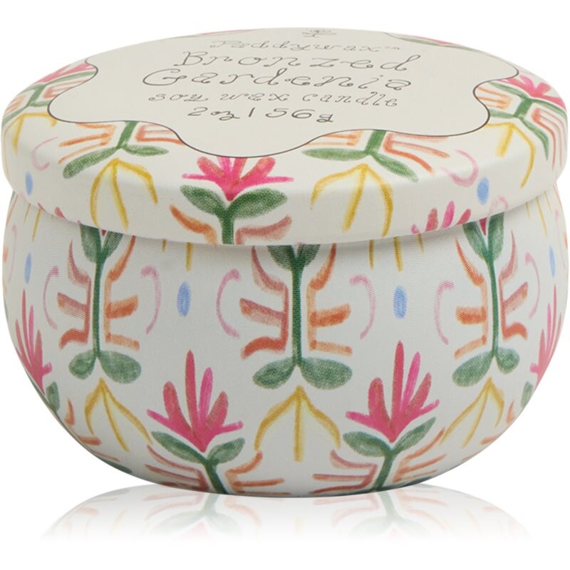 Paddywax Tulip Bronzed Gardenia scented candle with cap 56 g