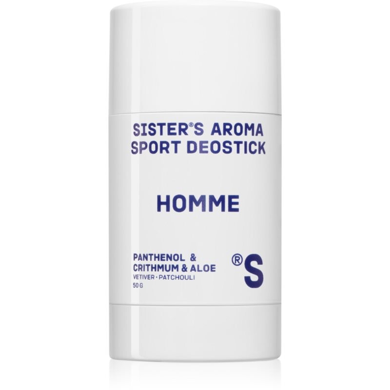 Sister's Aroma Homme Sport Deostick deodorant stick against odour and sweating for men 50 g