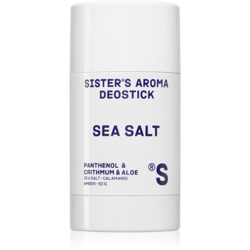 Sister's Aroma Sea Salt Deostick deodorant stick against odour and sweating 50 g