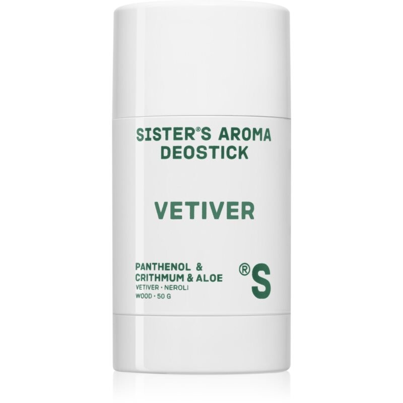Sister's Aroma Vetiver Deostick deodorant stick against odour and sweating 50 g